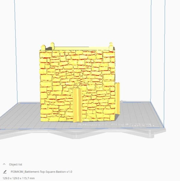Wall Battlements STL
