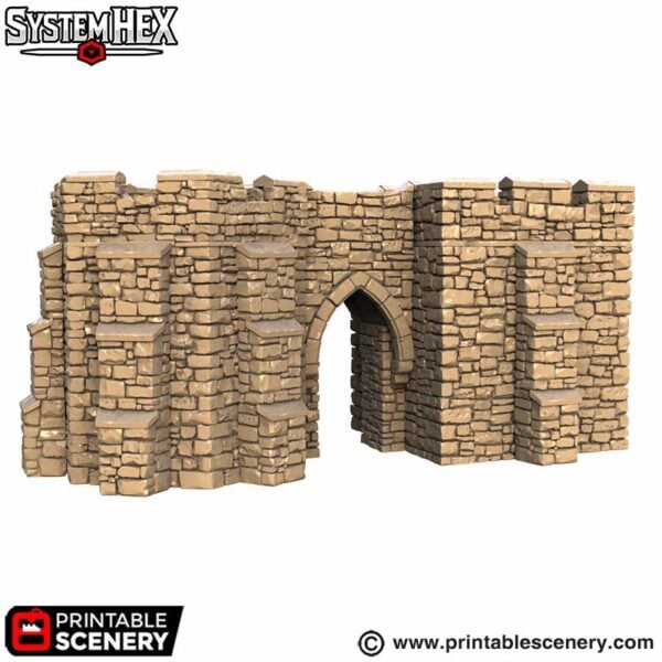 Wall Battlements STL