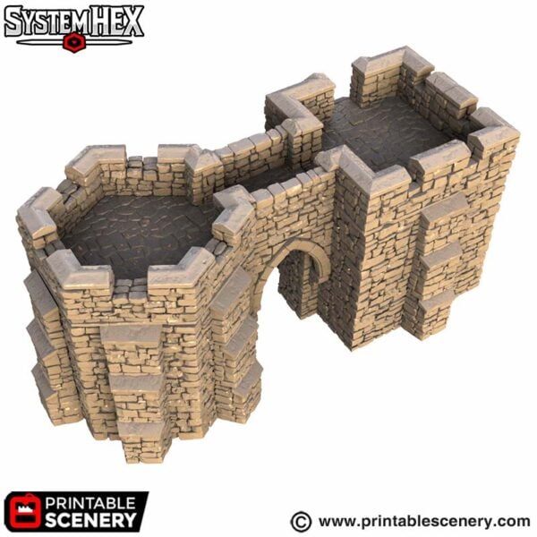 Wall Battlements STL