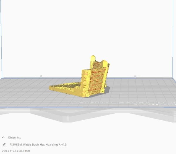 Wattle and Daub Hex Tower STL