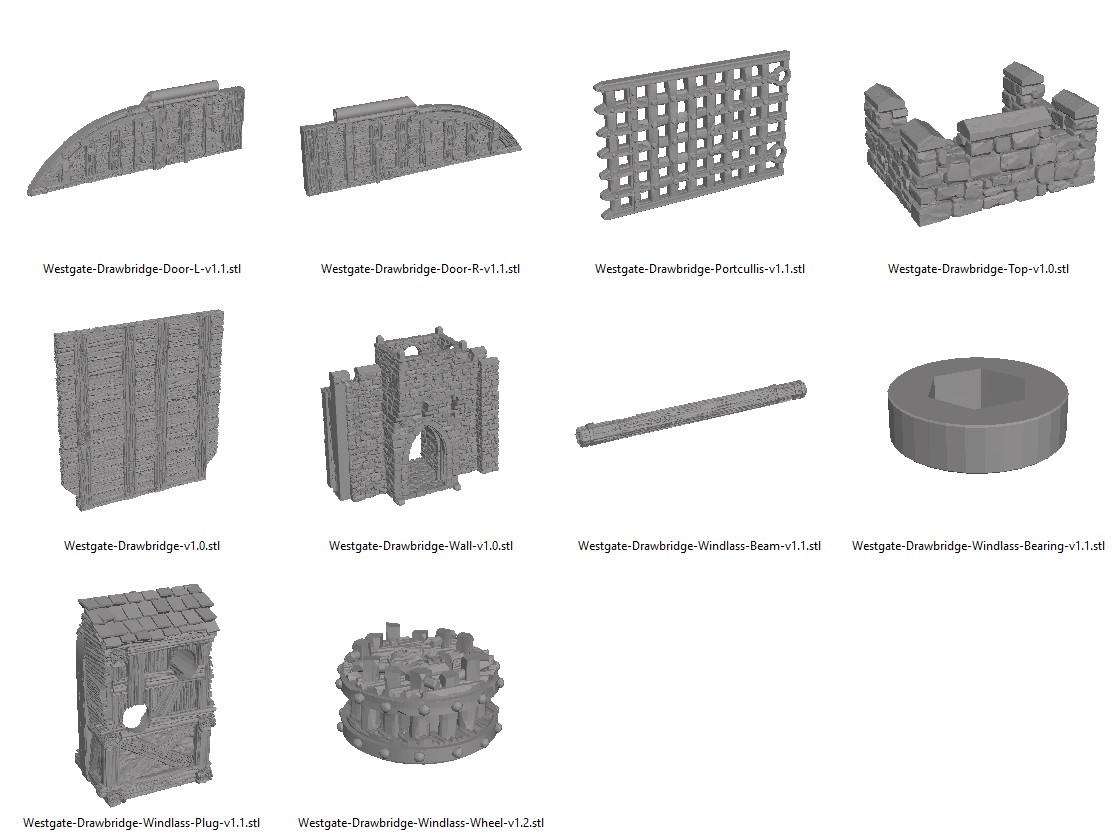 Westgate and Drawbridge Reference
