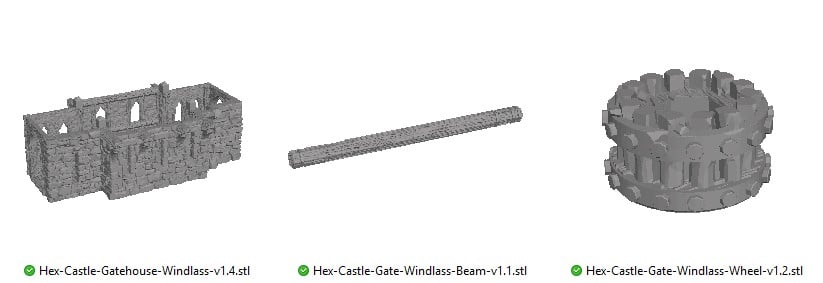 Windlass Gatehouse Option STL