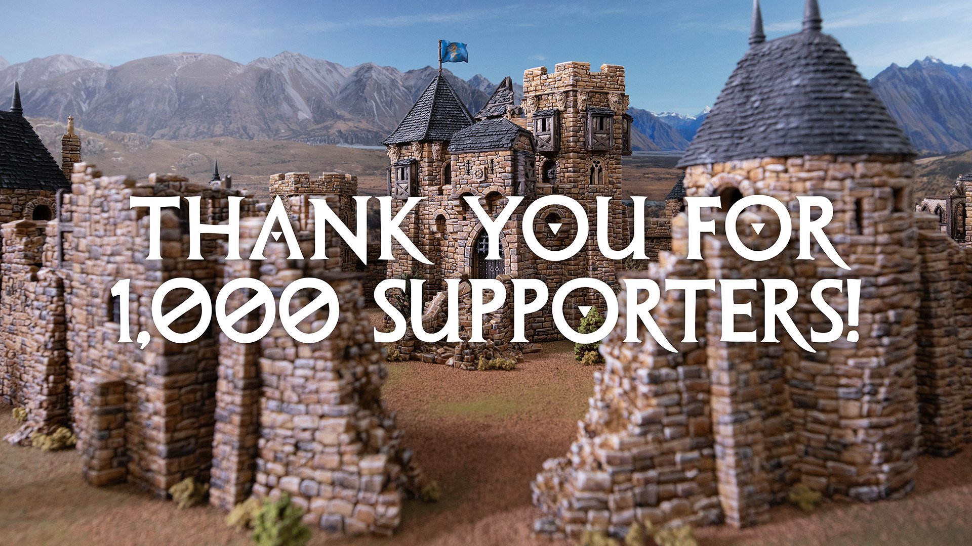 1,000 supporters