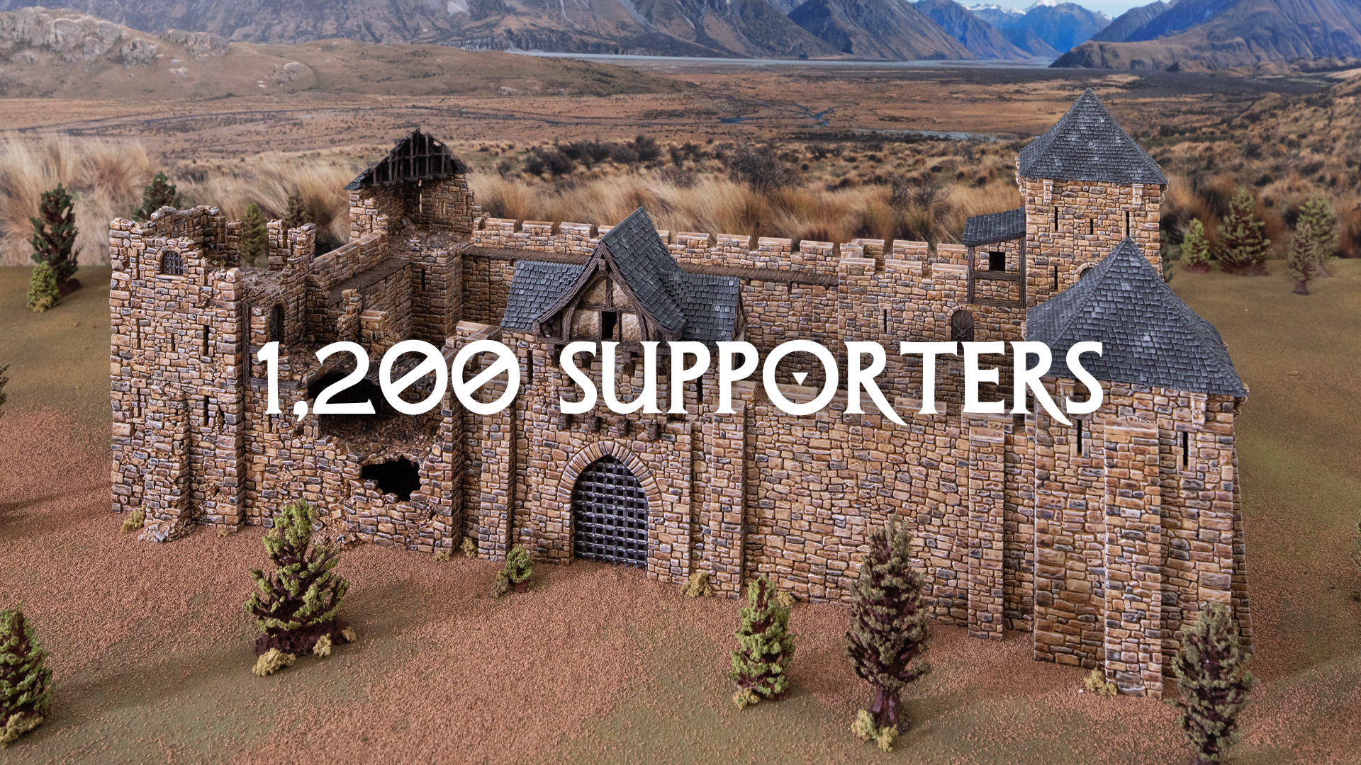 1200 supporters