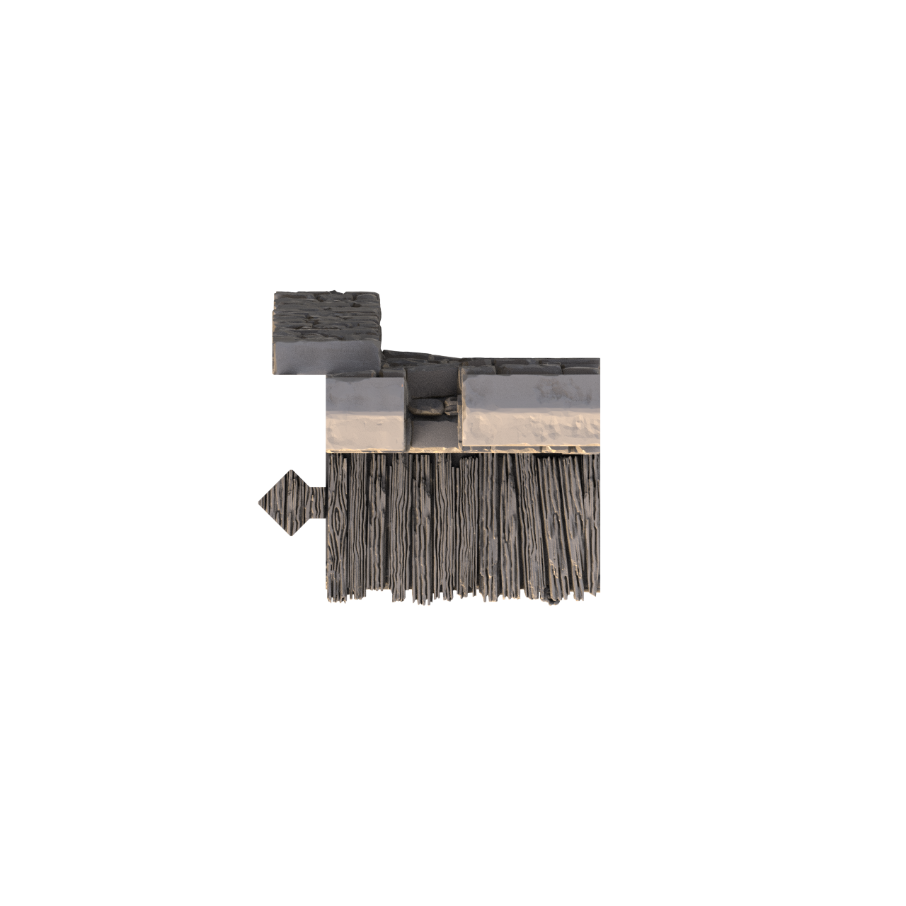 Top down graphic render of SystemHEX component