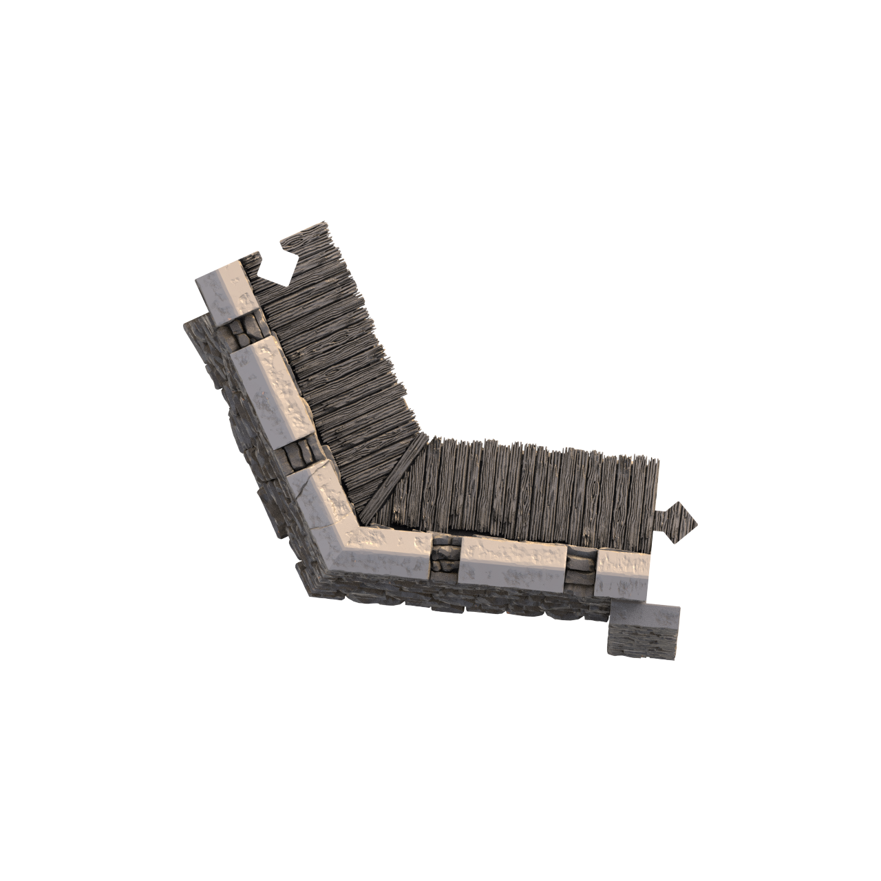 Top down graphic render of SystemHEX component