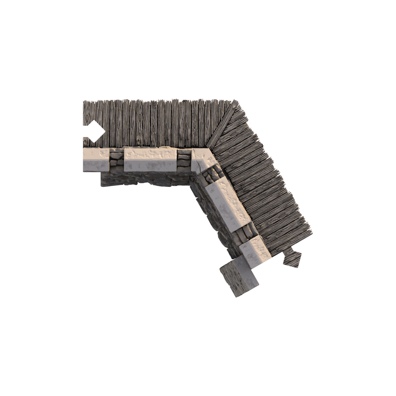 Top down graphic render of SystemHEX component