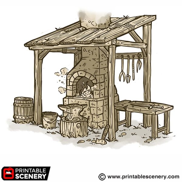 Castle Blacksmith STL