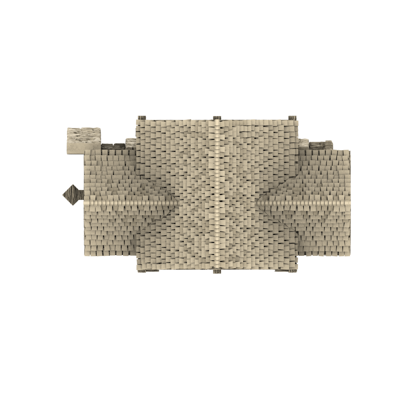 Gatehouse graphic top down render