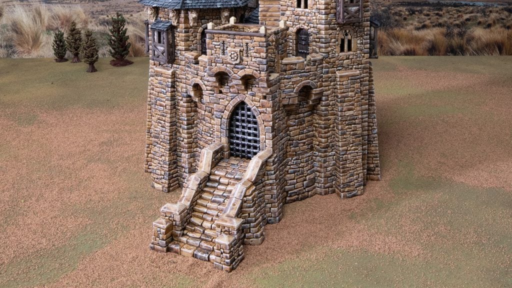 Kings keep stairs and buttresses