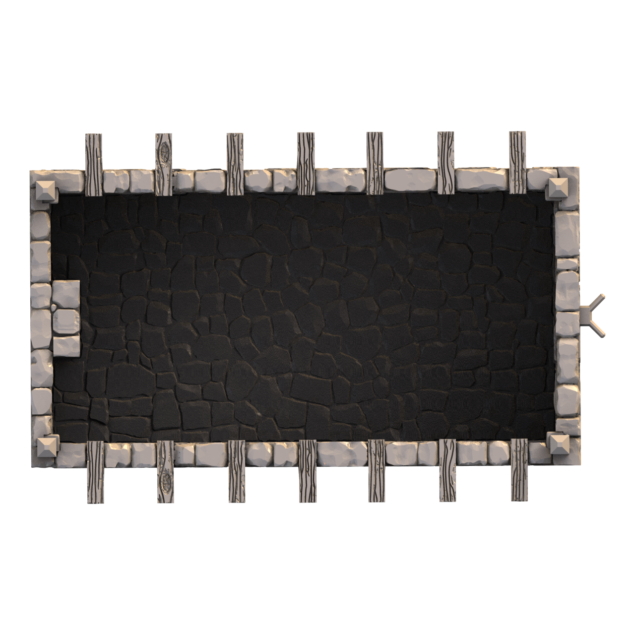 Top down graphic render of SystemHEX component