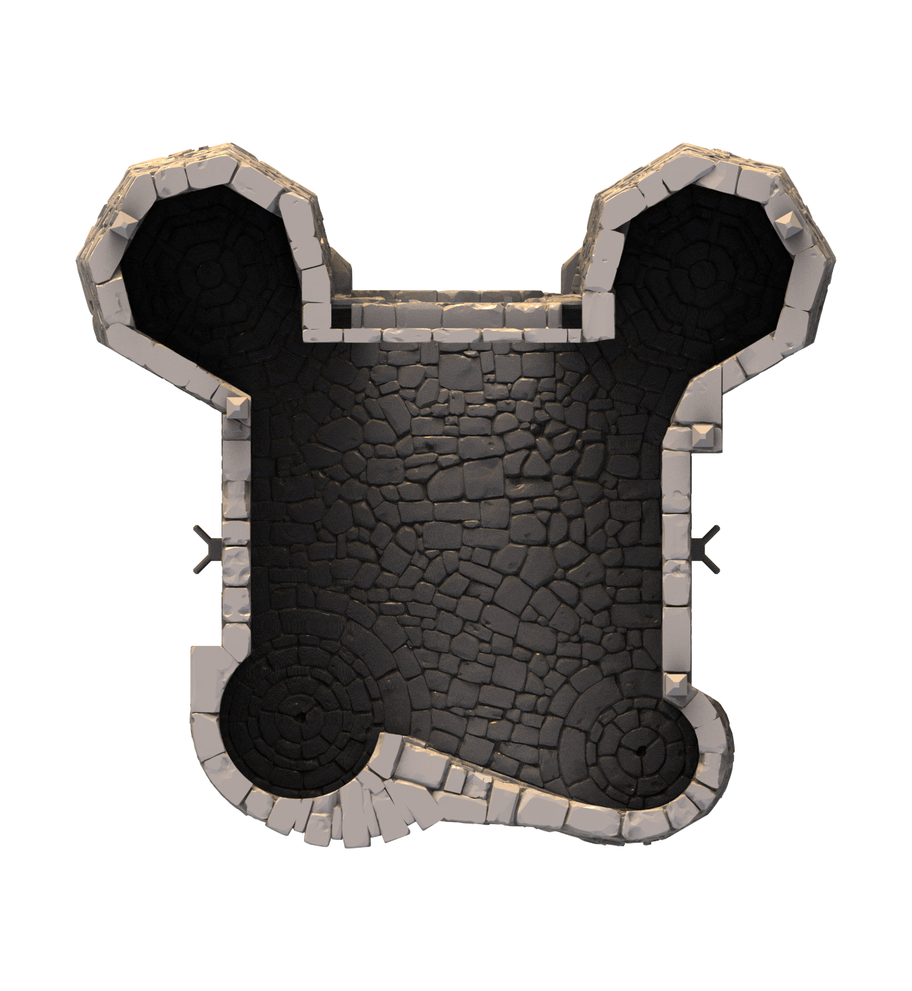Barbican top down render