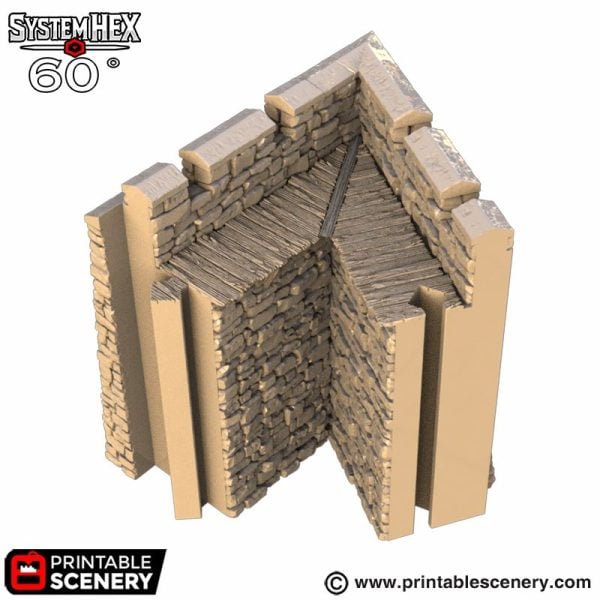 Angular Wall STL