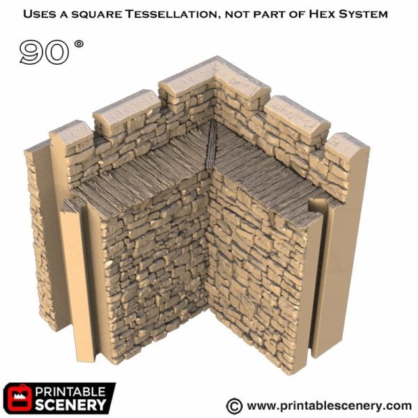 Angular Wall STL
