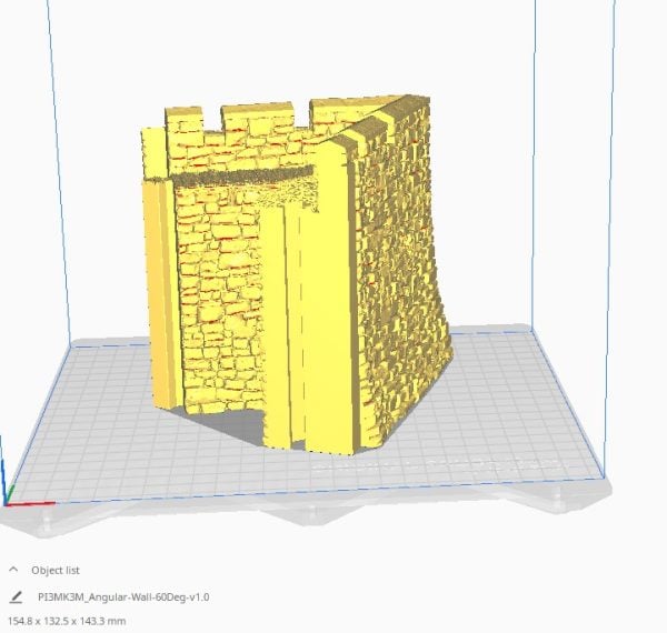 Angular Wall STL