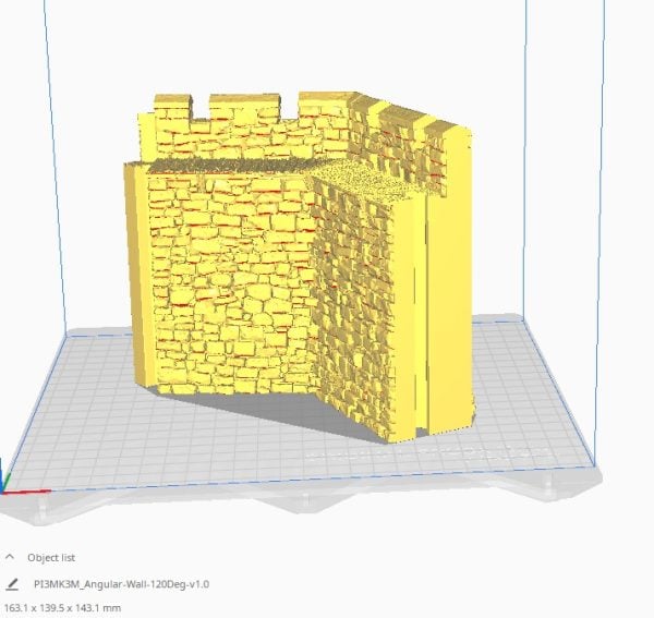 Angular Wall STL
