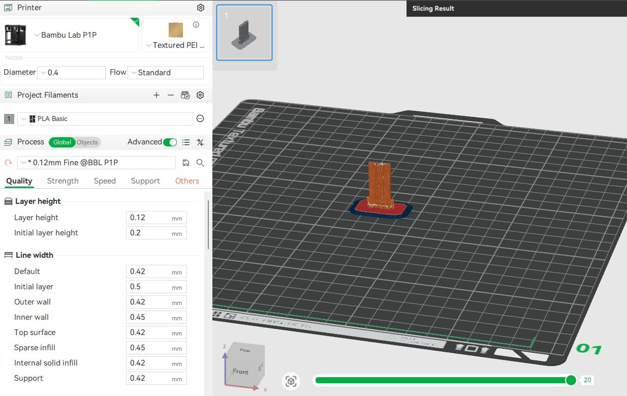 Battlement pavise shield 3D model with 3D printer settings