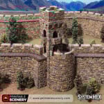Hex Castle Small Square Bastion