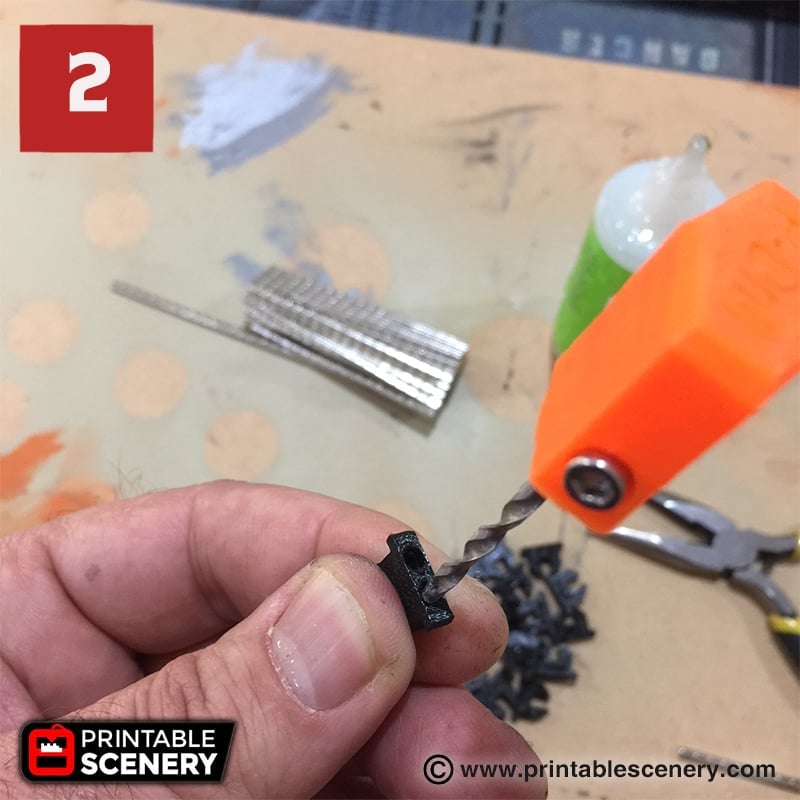 Magnetic clip tutorial drilling