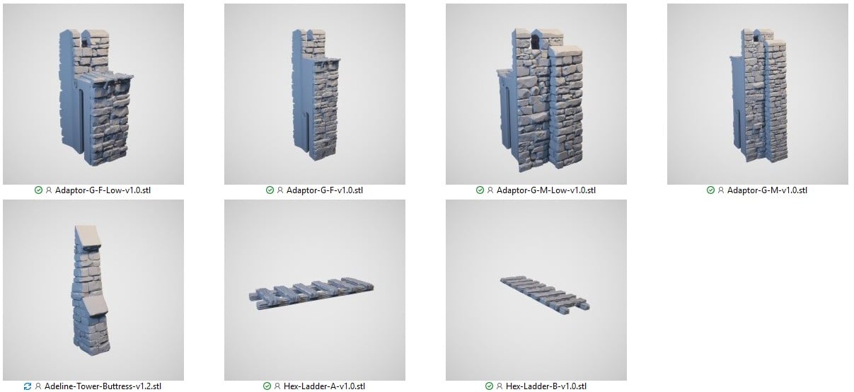 Adaptors, Buttress and Ladders Reference
