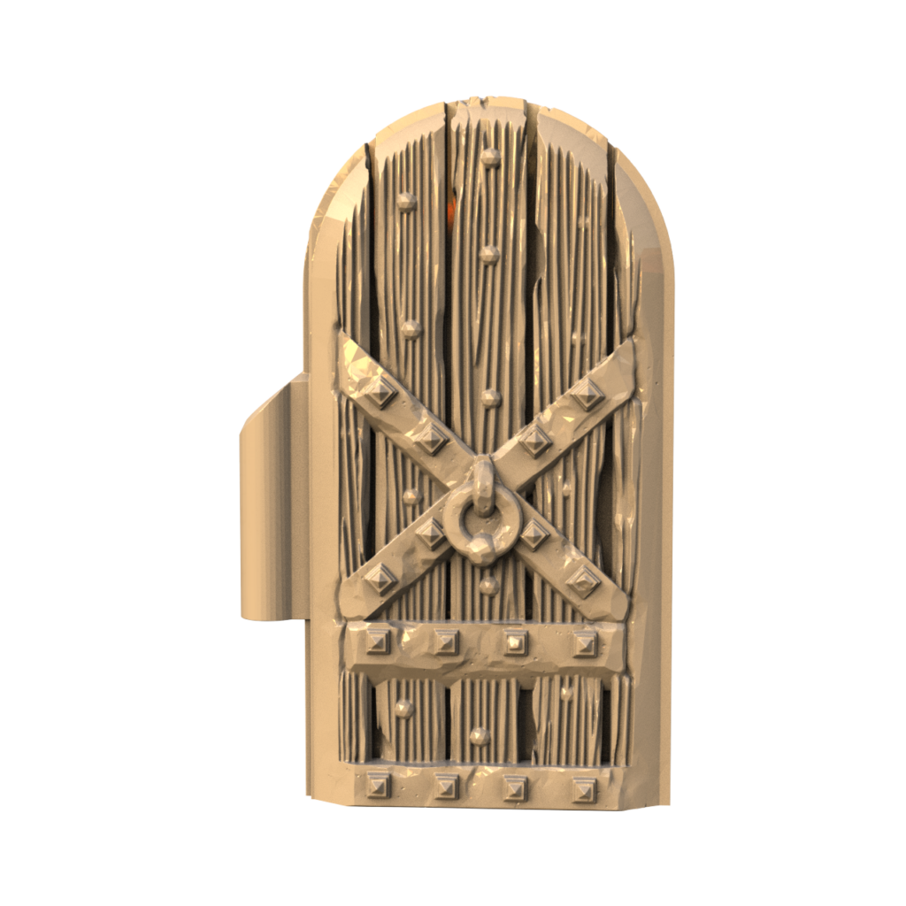 Graphic render of the Earls door