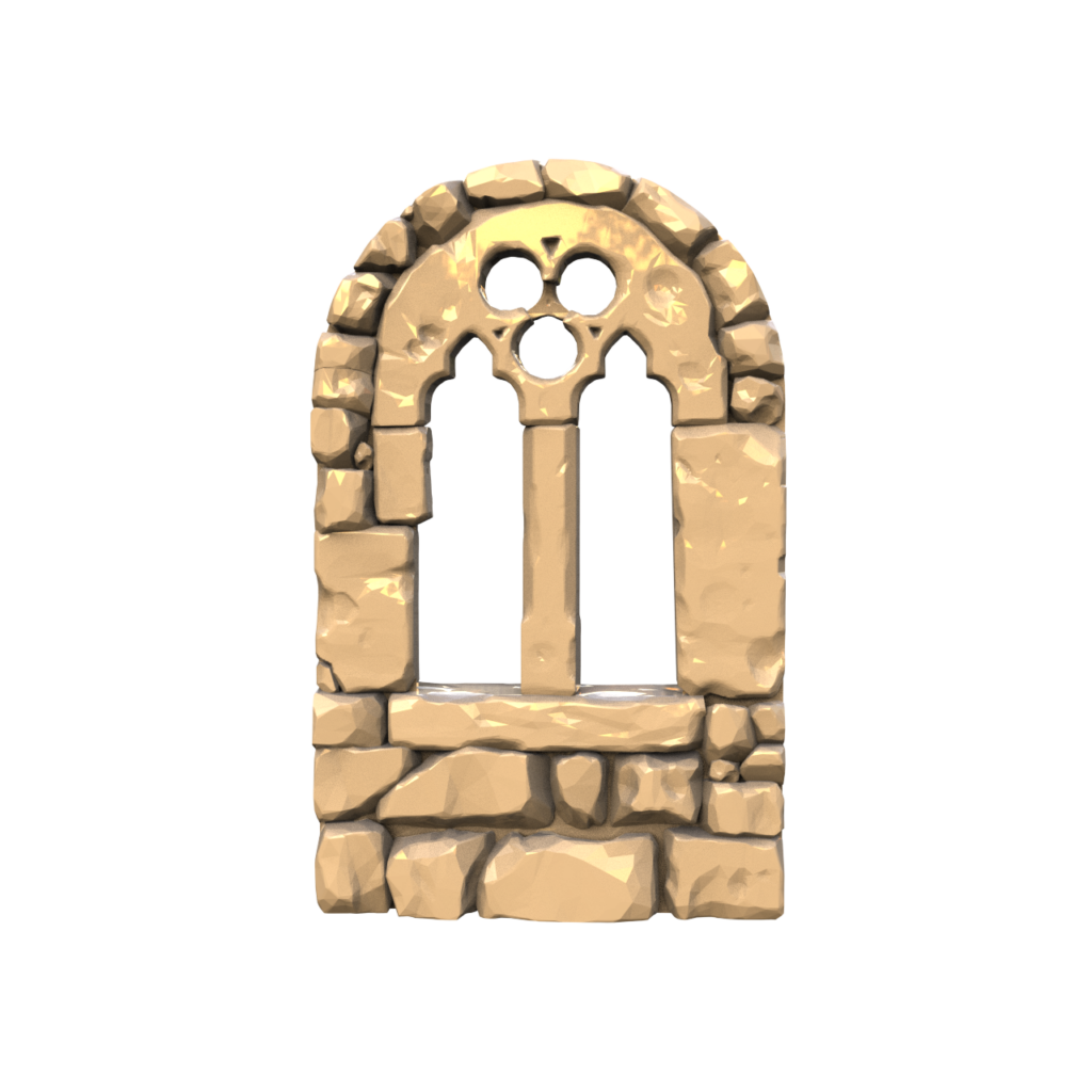 Graphic render of the tower window
