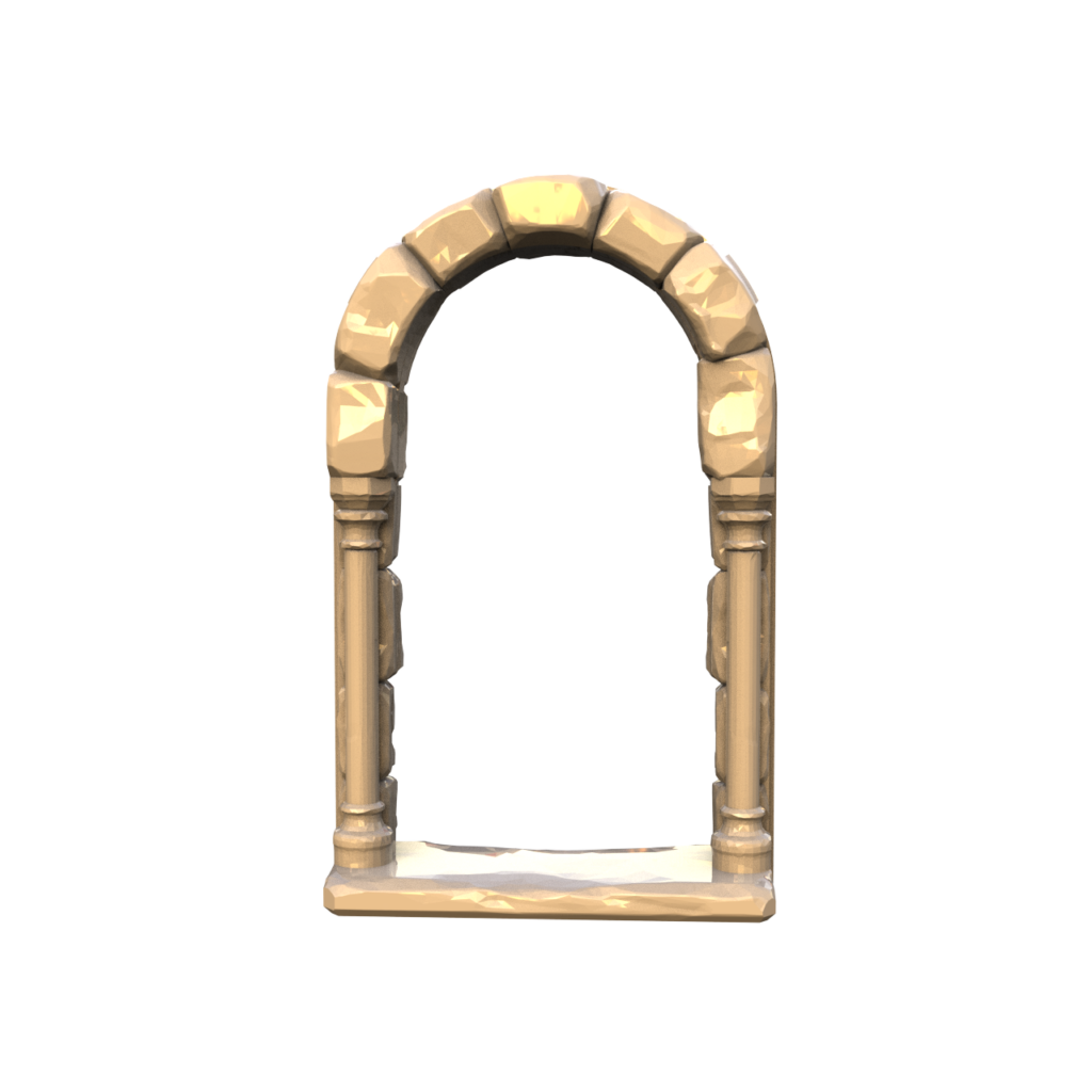 Graphic render of the archway plug