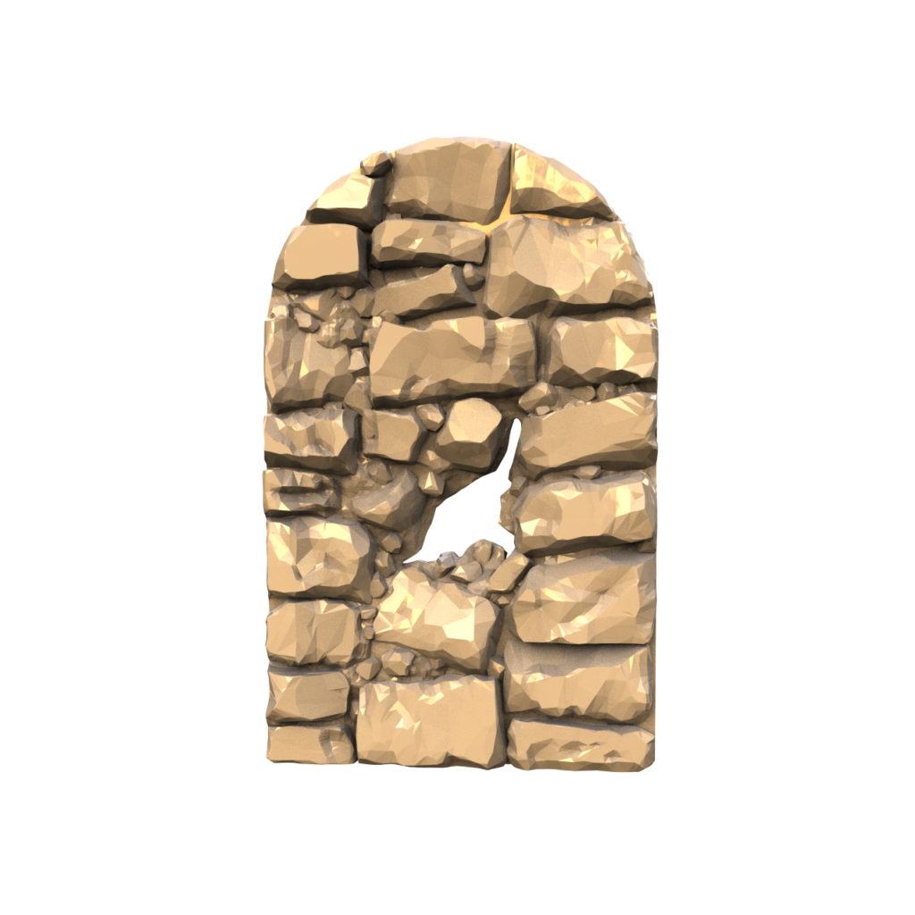 Graphic render of the ruined wall plug