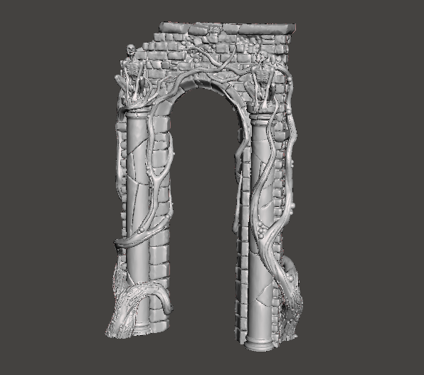 3d render of a gateway