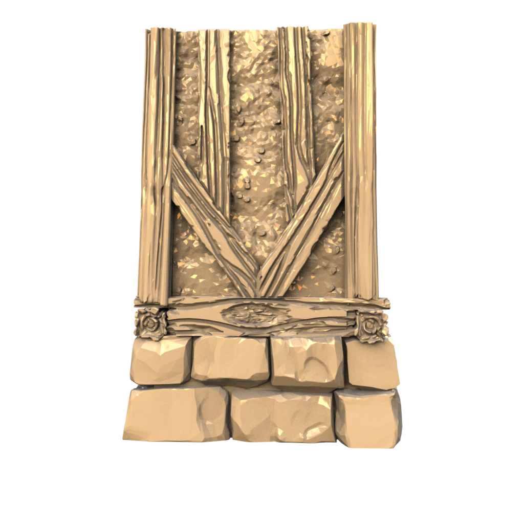 Graphic render of the WDT slider base