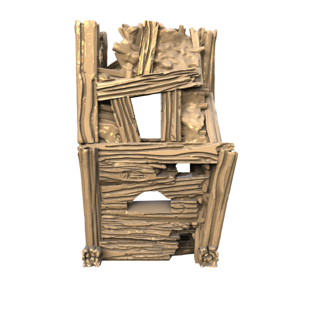 Graphic render of the ruined WDT bay window bottom