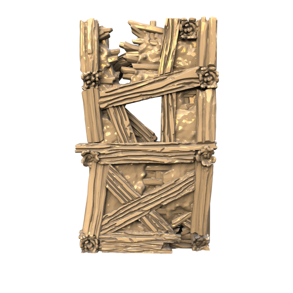 Graphic render of the ruined WDT bay window middle