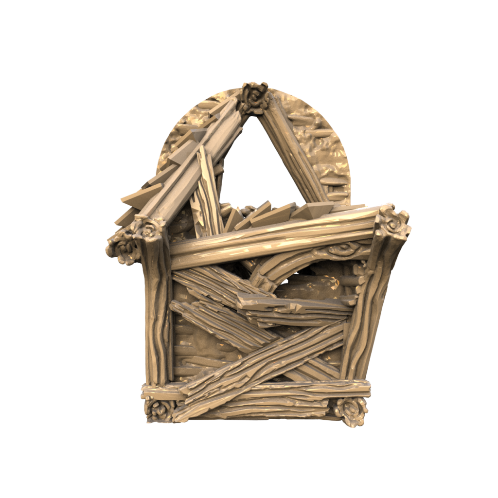 Graphic render of the ruined WDT bay window top