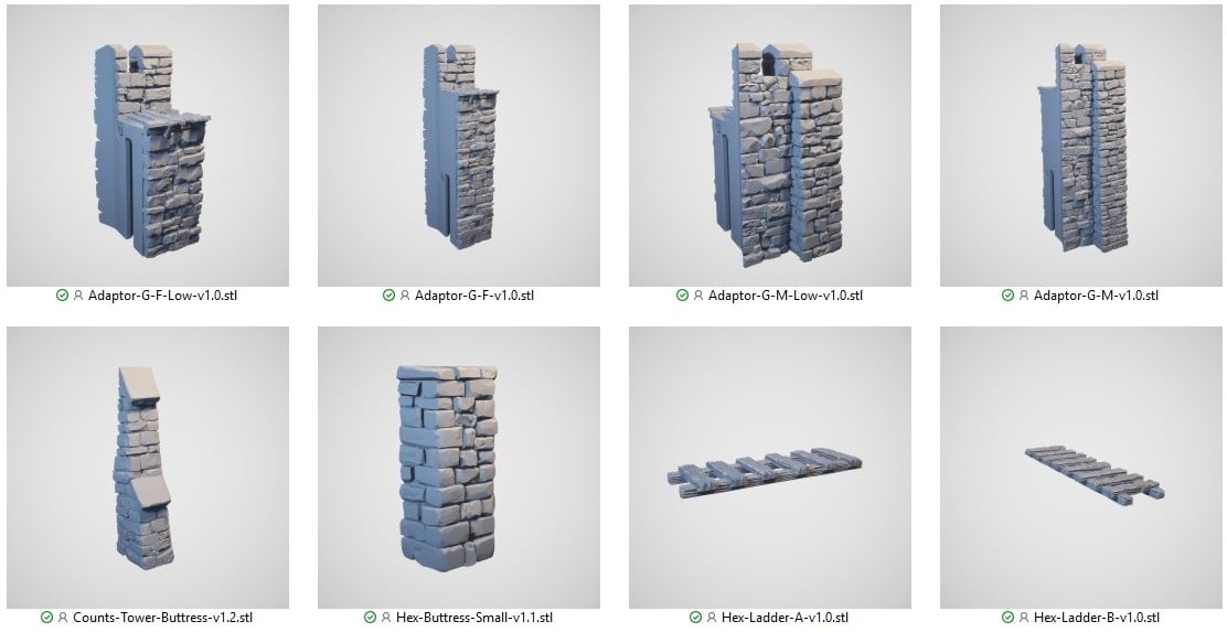Adaptors, Buttress and Ladders Reference