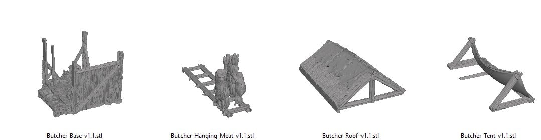 Butcher Stall Reference