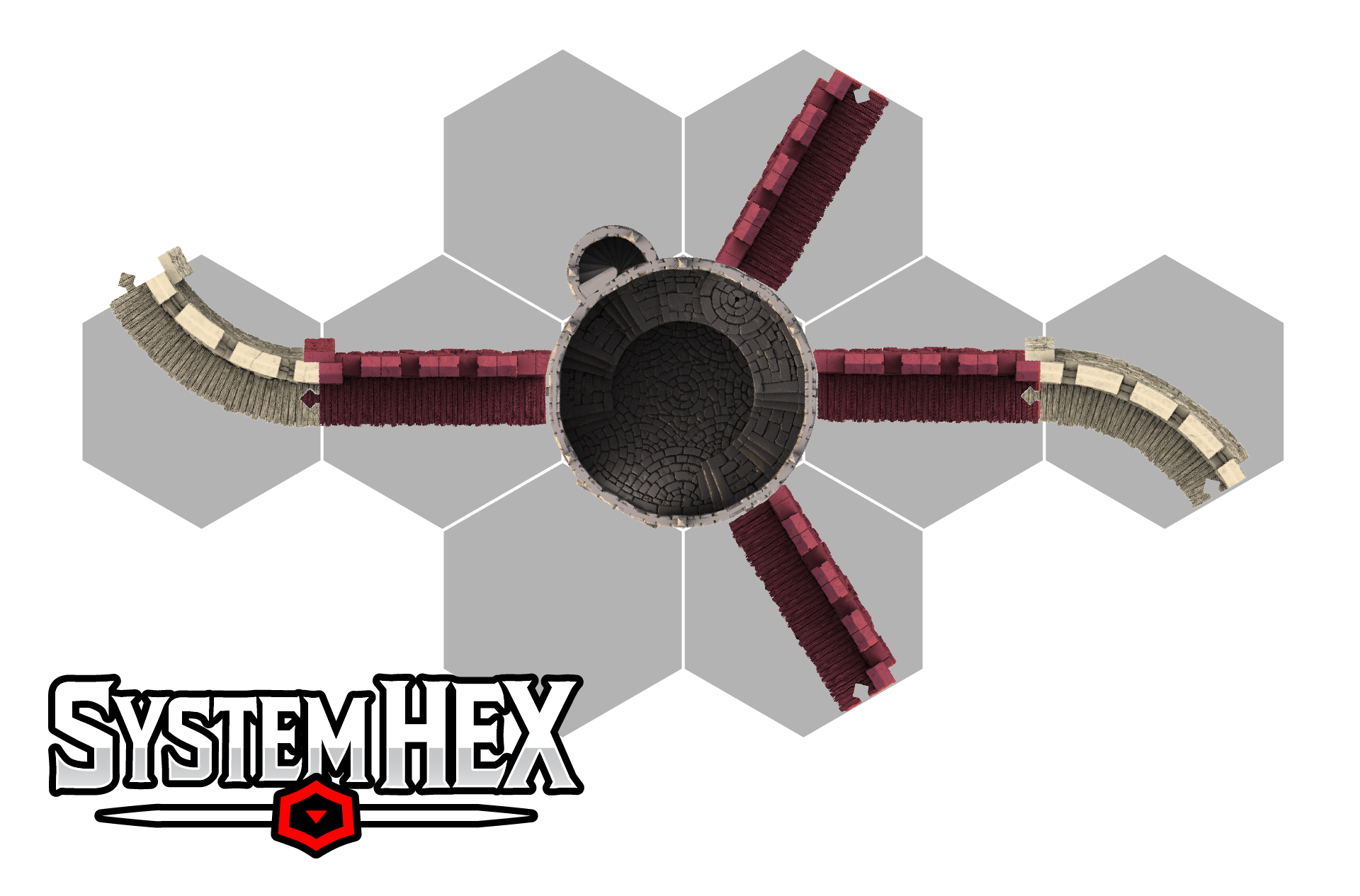 Top down graphic diagram of the Counts Keep in SystemHEX