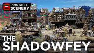 The Shadowfey - 3D Printed Modular Stacking Ruins