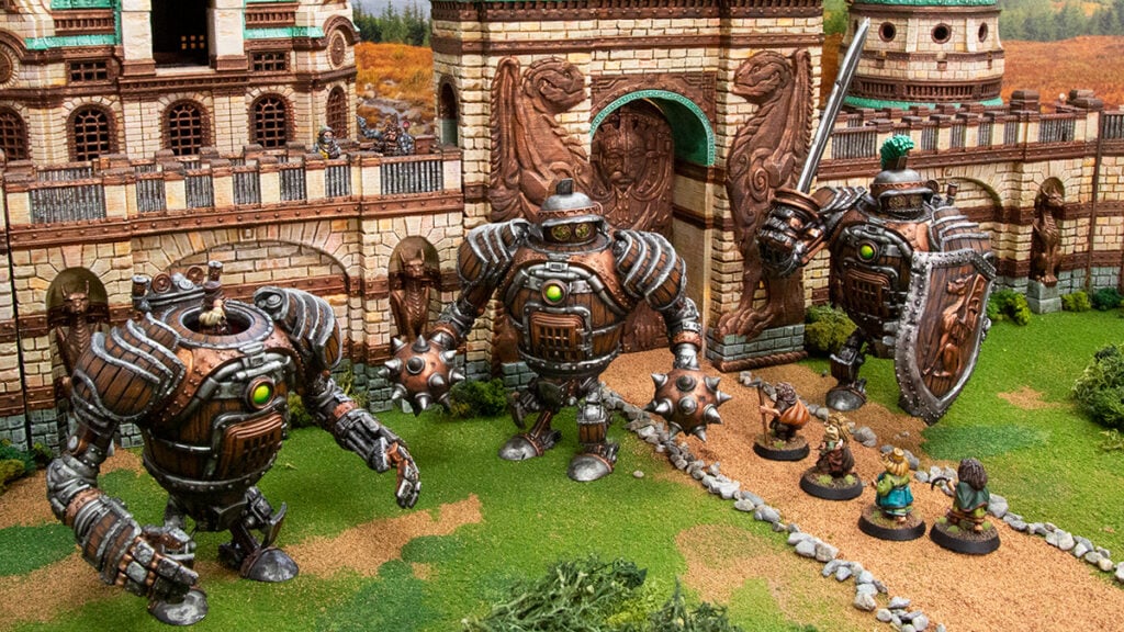 3d printed and painted halfling models for dnd and wargames