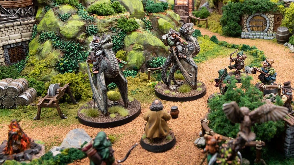 3d printed and painted halfling models for dnd and wargames