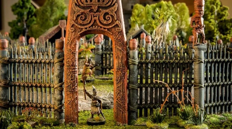 3d printed and painted New Zealand war models