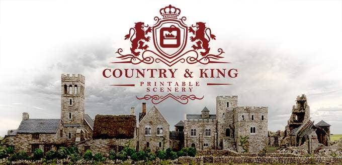 Country and king banner