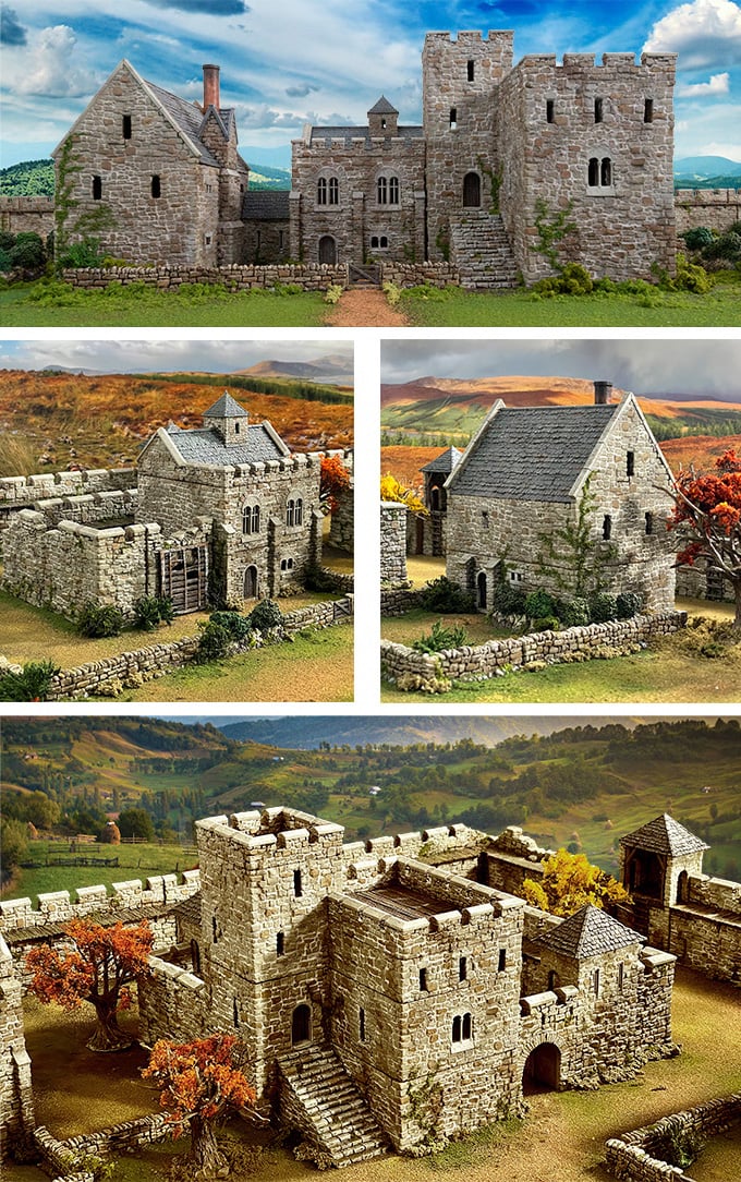 Collage of Country and king models