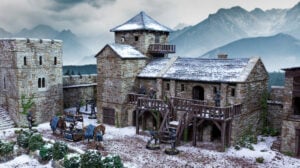 3D Printable Castles for Tabletop Games