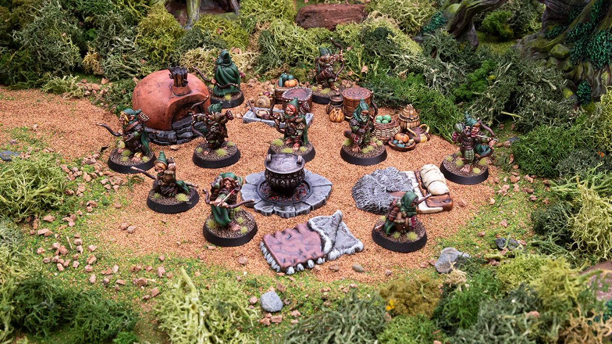 3d printed and painted halfling models for dnd and wargames