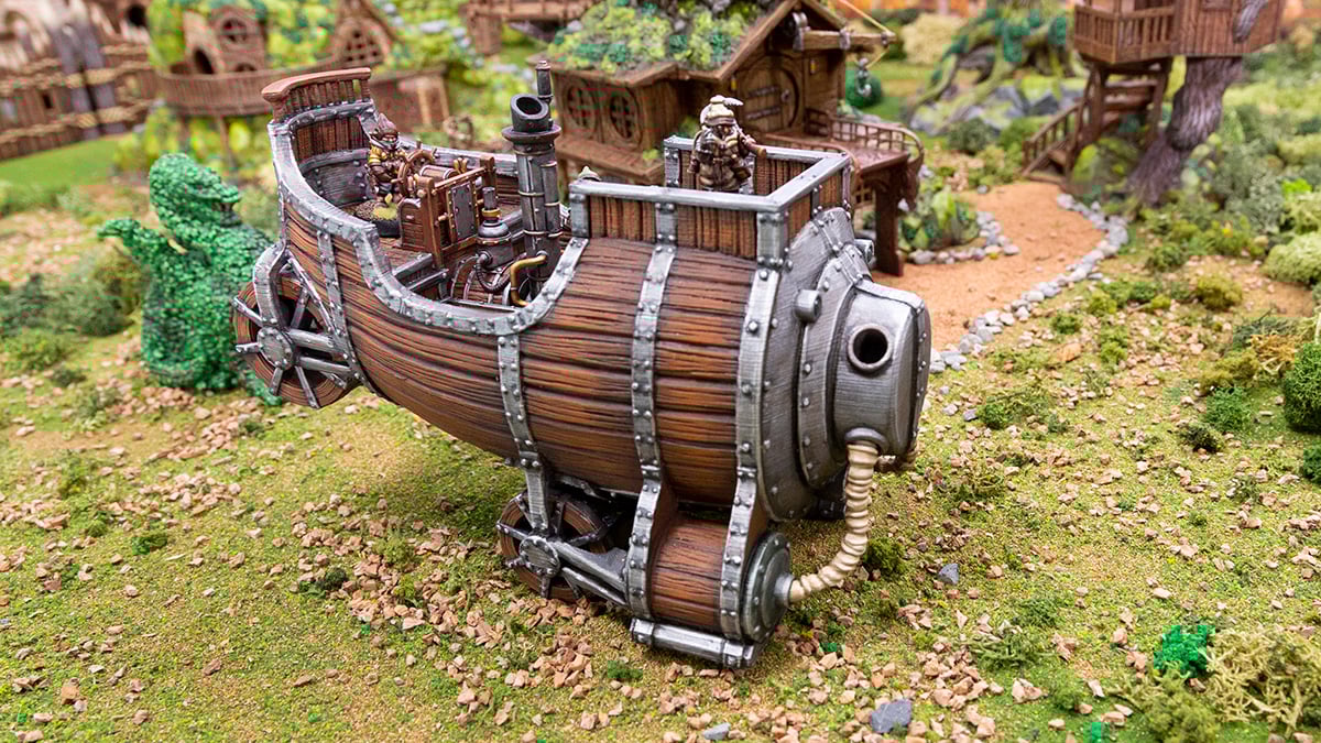 3d printed and painted halfling models for dnd and wargames