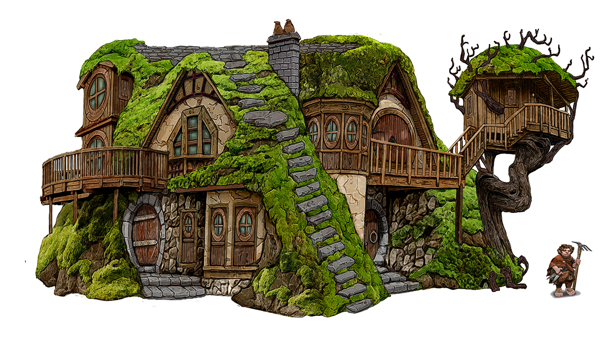 Halfling concept art