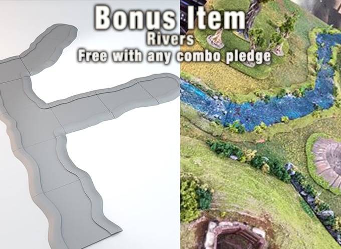 3D printed and painted APOC models