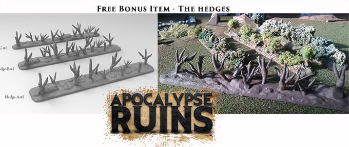 3D printed and painted APOC models