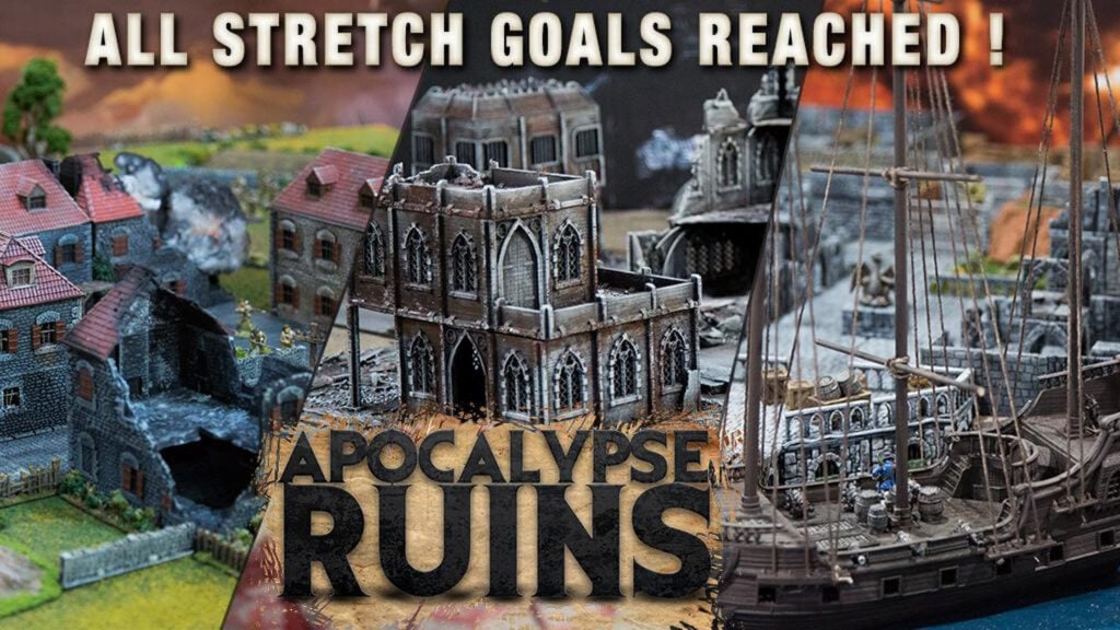 3D printed and painted APOC models