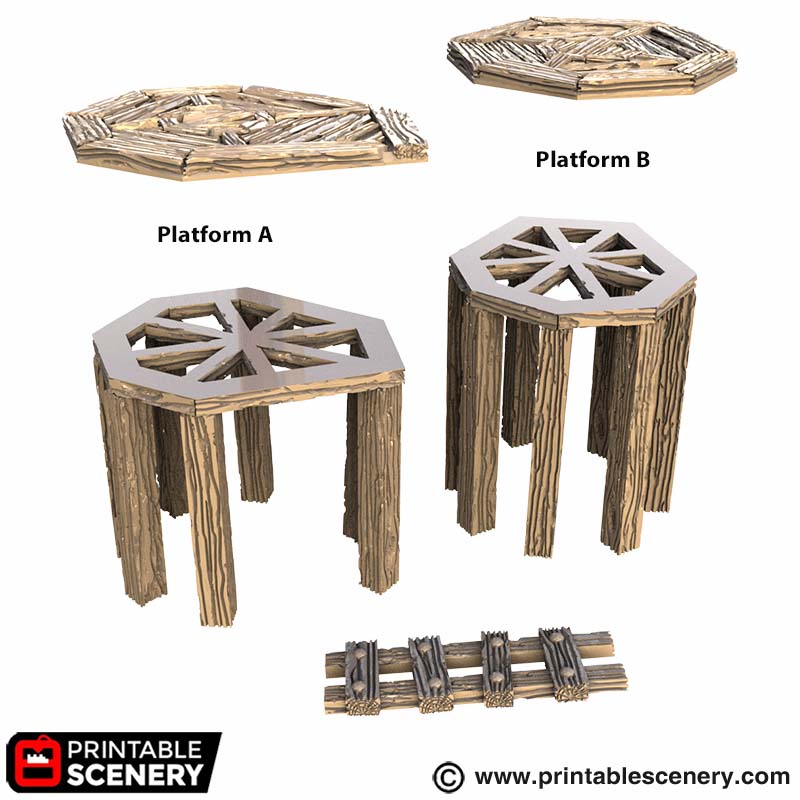 Acher platform parts